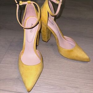 Suede point heels Aldo brand SOLD ON FB